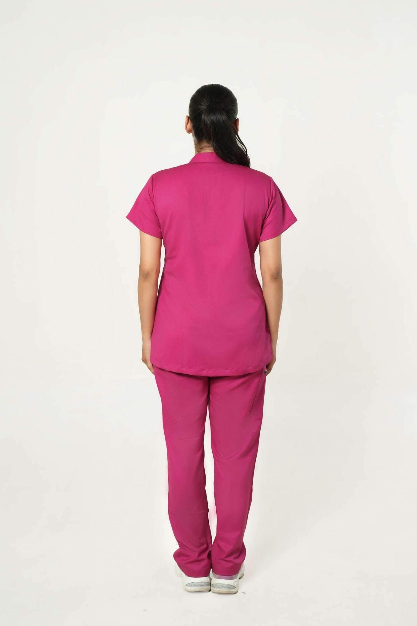 Avery Mock-Neck Scrub Top Kemet