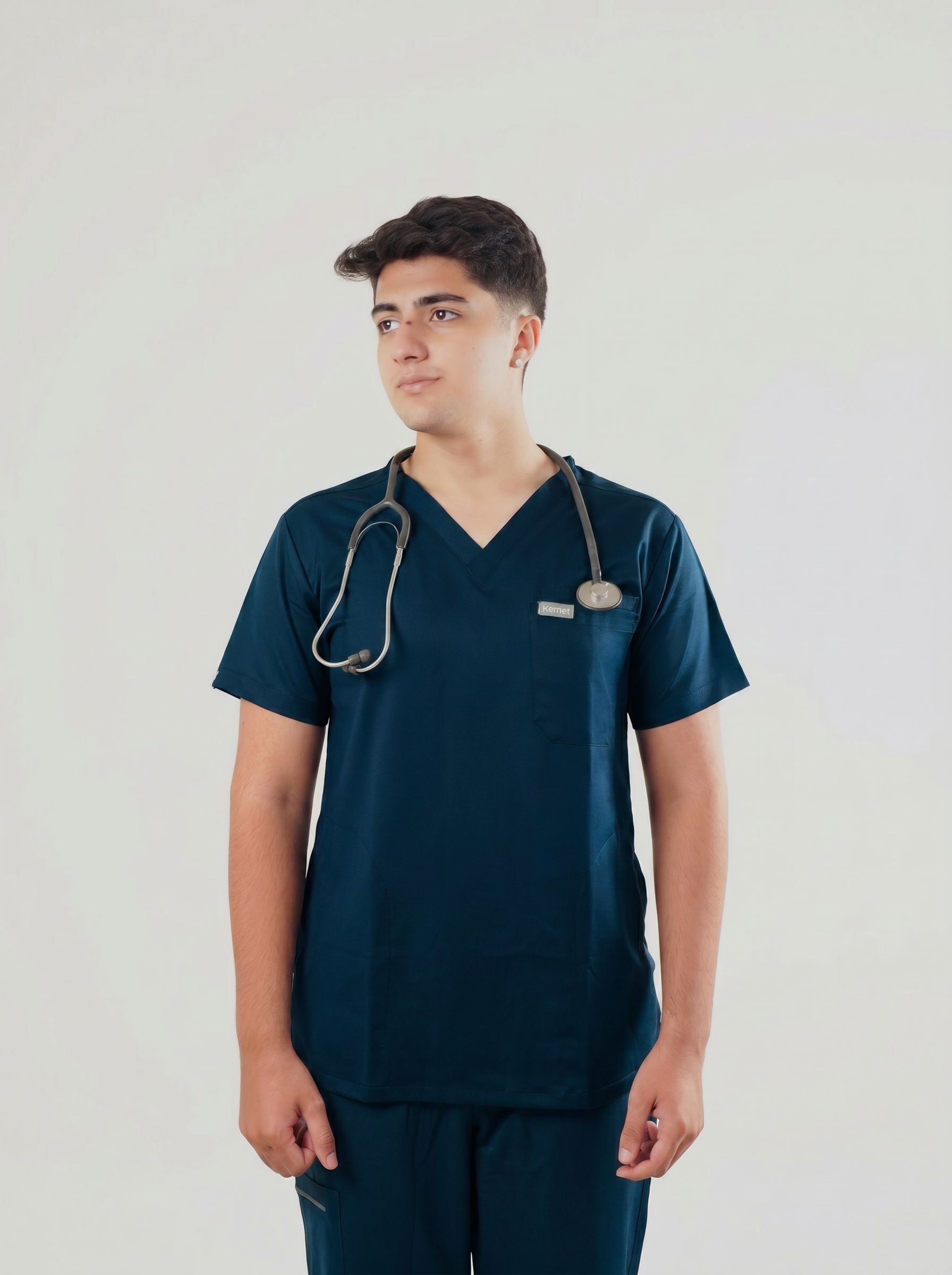 Atlas 3-Pocket Scrub Top Kemet