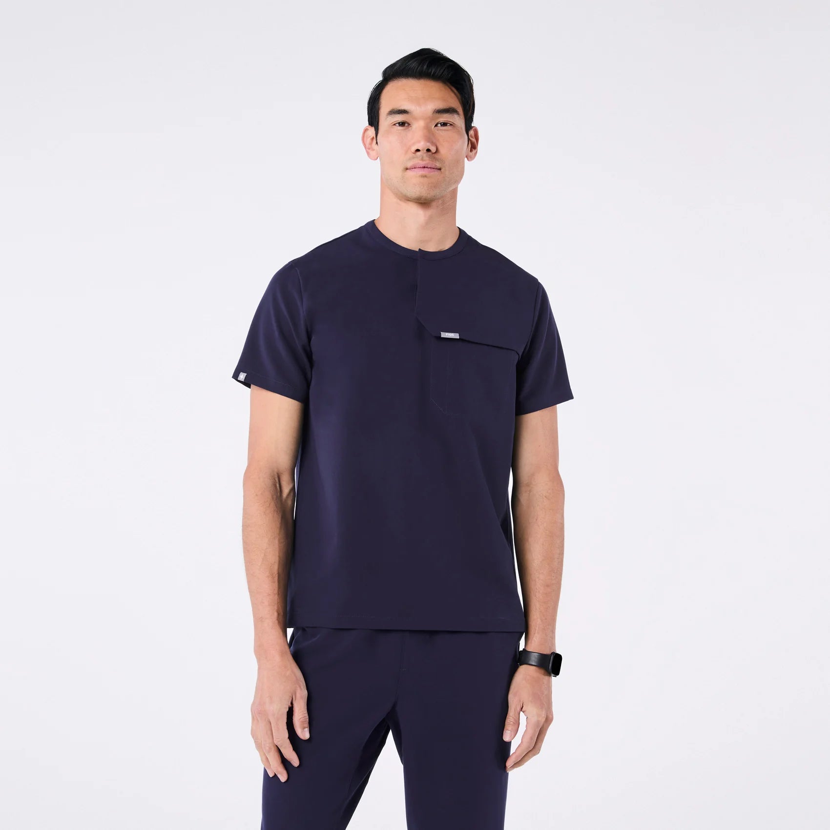 Men's Three-Pocket Giza Scrub Top