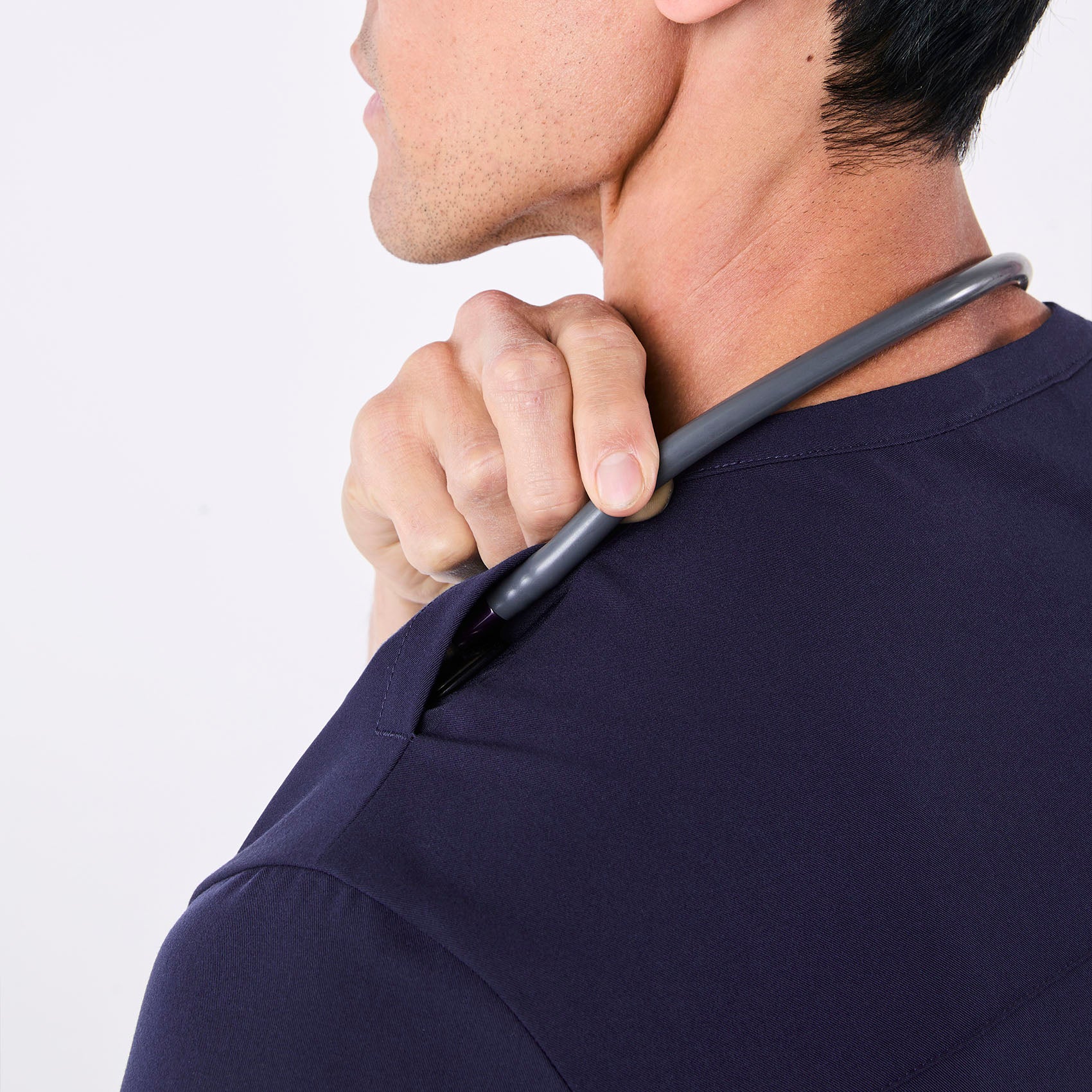 Men's Three-Pocket Giza Scrub Top