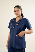 Sage V-Neck Scrub Top Kemet