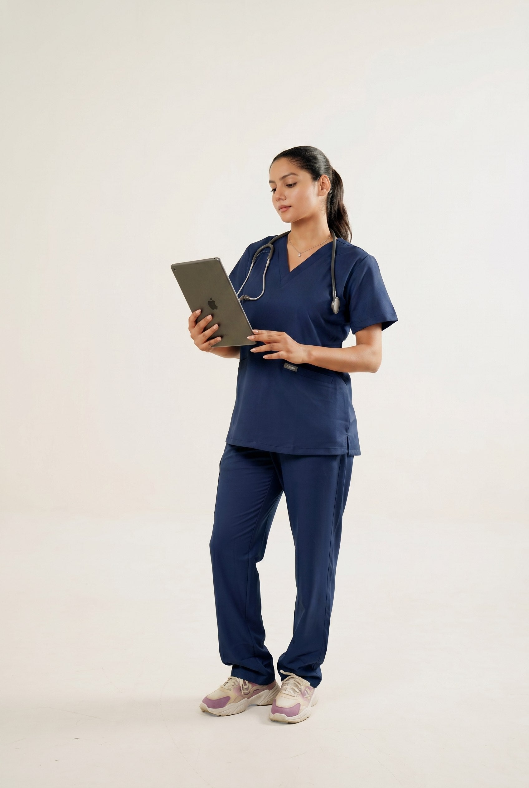 Sage V-Neck Scrub Top Kemet