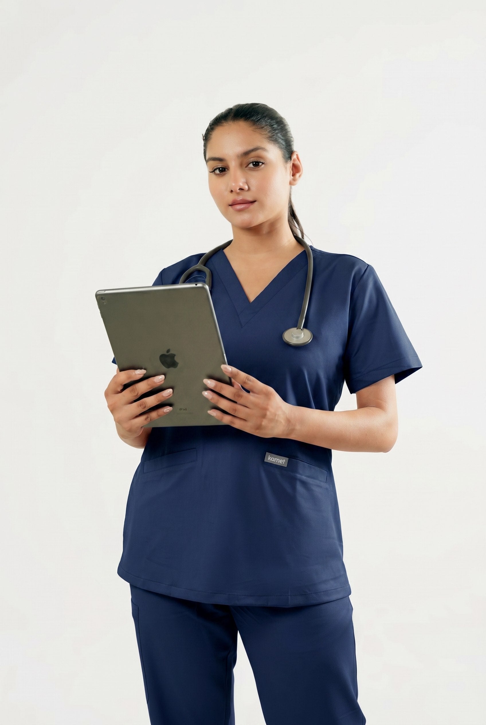 Sage V-Neck Scrub Top Kemet